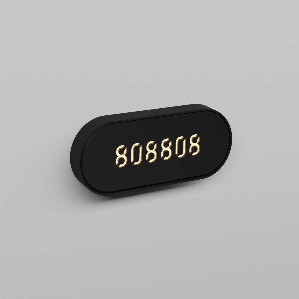 9. OFF-SET NT 3x1 long rounded with engraving option