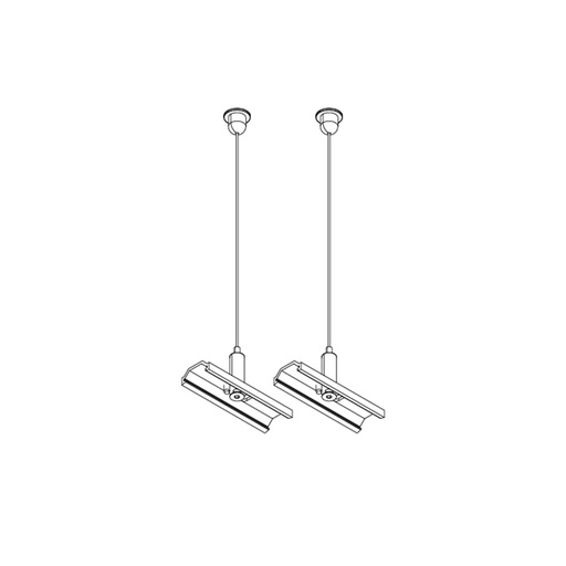 [7.F.0141] 7. FOCUS Track hanging set with mechanical coupler ( 2p )